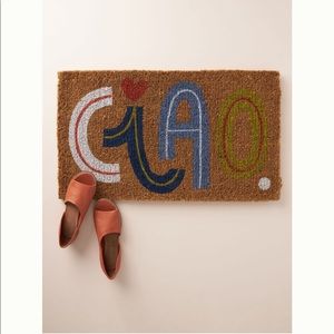 Sealed NWT Anthropologie Ciao Doormat